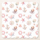 Blush Tide Treasures! Kartonnen Onderzetters (Voorkant)