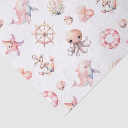 Blush Tide Treasures! Tissuepapier (Detail)