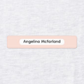 Blush Tones Palet Kindernaam Organisatie Labels (Design 2)