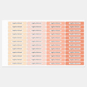 Blush Tones Palette Kids Name Organizational  Labels (Vel)