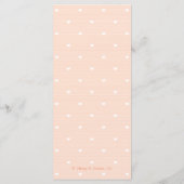 Blush Tortelduifjes Dove Wedding Menu (Achterkant)