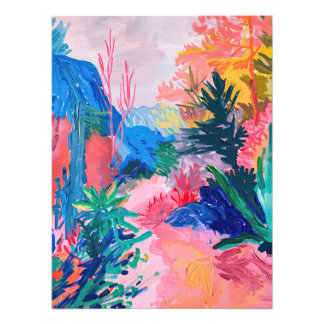 Blush trail foto afdruk