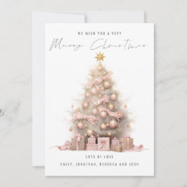 Blush Tree 2027 Agenda Prettig Kerstfeest Feestdagenkaart