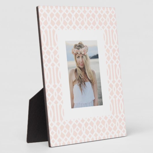 Blush Trellis Fotoplaat (Zijkant)