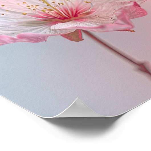 Blush van de lente: Cherry Blossom Elegance Poster (Hoek)