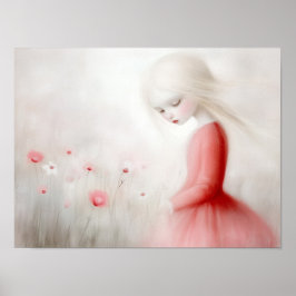 Blush van de lente poster
