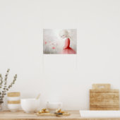 Blush van de lente poster (Keuken)