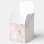 Blush Vierkante Cadeau Doos Bedankdoosjes (Geopend)