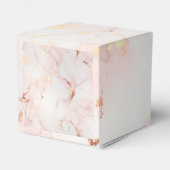 Blush Vierkante Cadeau Doos Bedankdoosjes (Achterkant)