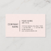 Blush Visitekaartje (Achterkant)