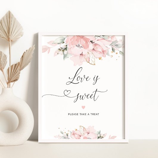 Blush vrijgezellenfeest Love is lief Poster