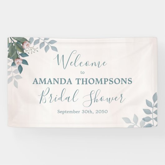 Blush Vrijgezellenfeest welkomstbord Spandoek (Horizontaal)