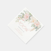 Blush vrouwen Elegant 100ste verjaardag Servet (Hoek)