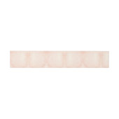 Blush wash uitnodigingen wikkel (Vlak)