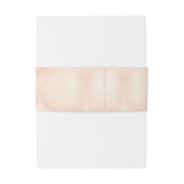 Blush wash uitnodigingen wikkel (Achterkant Voorbeeld)