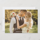 Blush Watercolor Roses Wedding Bedankkaart (Voorkant)