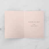 Blush Watering kan bloemen Moederdag Kaart (Binnen)