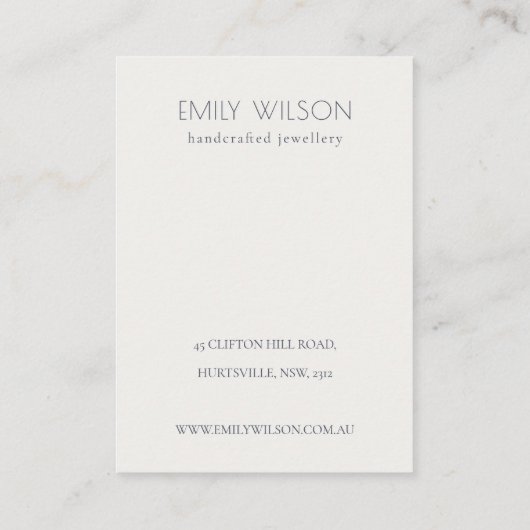 Blush Waterverf Confetti 2 Logo oorscherm Visitekaartje (Achterkant)