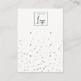 Blush Waterverf Confetti Logo 3 Veroorbaar beeldsc Visitekaartje