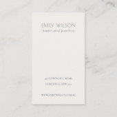 Blush Waterverf Confetti Logo 3 Veroorbaar beeldsc Visitekaartje (Achterkant)