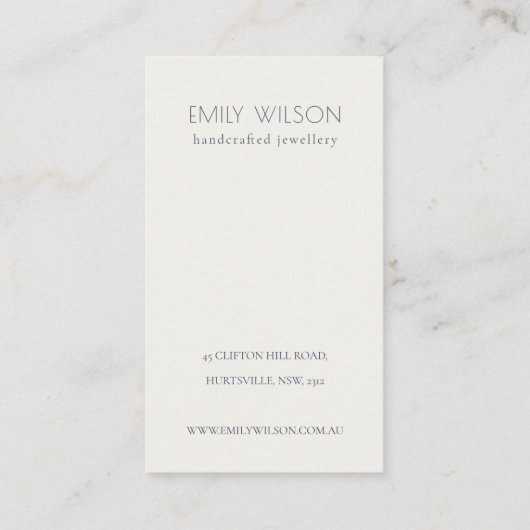 Blush Waterverf Confetti Logo 3 Veroorbaar beeldsc Visitekaartje (Achterkant)