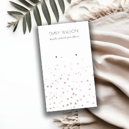 Blush Waterverf Confetti-staafscherm Visitekaartje