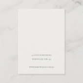 Blush Waterverf Confetti Veroorbaar Ketting beelds Visitekaartje (Achterkant)