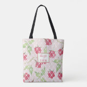  Blush Waterverf Dingen om mee te nemen Tote Bag (Achterkant)