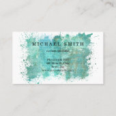 Blush Waterverf Eye Lash Services Visitekaartje (Achterkant)