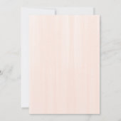 Blush-Waterverf | Faux Roos Gold Bat Mitzvah Kaart (Achterkant)