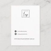 BLUSH WATERVERF FLORAL 3 STUD EARRING DISPLAY VISITEKAARTJE (Achterkant)