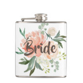 Blush Waterverf Floral Bride Heupfles (Voorkant)