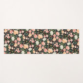 Blush Waterverf Floral Yogamat (Voorkant (horizontaal))