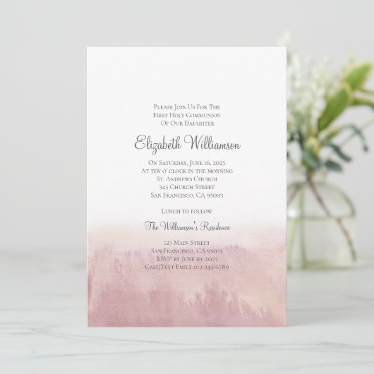 Blush Waterverf Heilige Communauteit (Staand voorkant)