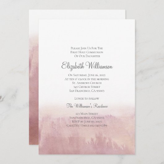 Blush Waterverf Heilige Communauteit (Voorkant / Achterkant)