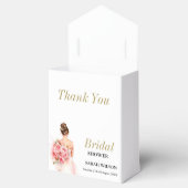 Blush Waterverf Trouwjurk Vrijgezellenfeest Bedankdoosjes (Geopend)