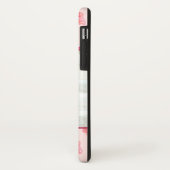 Blush Waterverf vlinder monogram foto Case-Mate iPhone Case (Achterkant/links)