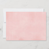 Blush waterverf vrouwen op volwassen verjaardag fo kaart (Achterkant)