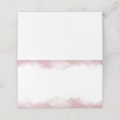 Blush Waterverf Wedding Place kaarten Plaatskaartje (Buitenkant ongevouwen)
