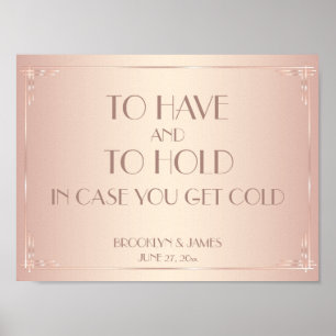 Blush Weddenbordafdrukken om te hebben Poster