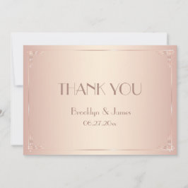 Blush Wedding Dank je Vintage kaarten