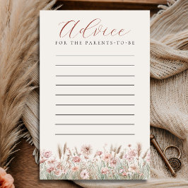 Blush Weide Advieskaart voor Ouders Flyer