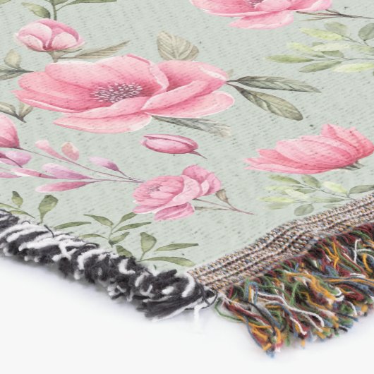 Blush Weidebloemen in Bloei Deken (Hoek)