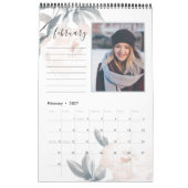 Blush Whisper | 12 Fotokalender met notities Kalender (Feb 2027)