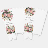 Blush White and Gold Floral Bridal Shower Bedankdoosjes (Ongevouwen)