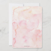 Blush White Bloemen & Eucalyptus Meisje 3e verjaar Kaart (Achterkant)