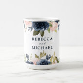 Blush & White Floral Wedding Engagement Party Koffiemok (Center)