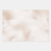 Blush White Glam Glitter Inpakpapier Vel (Voorkant)