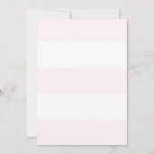 Blush White Gold Script repesial Dinner nodigt uit Kaart (Achterkant)