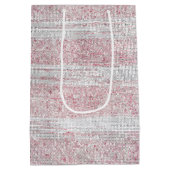 Blush White Sparkle Verjaardag Medium Cadeauzakje (Achterkant)